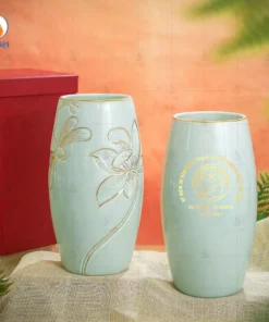 Bình Sen Chuồn Men Ngọc Kỷ Niệm 30 Năm Hội Khuyến Học