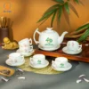 Bộ Ấm Hoa Sen In Logo 45 Năm Giáo Hội Phật Giáo Việt Nam