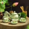 Bộ Trà Sen Hồng Men Ngọc Kỷ Niệm 30 Năm Ngân Hàng VIB