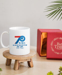 Cốc Sứ Quai C Quà Tặng 70 Năm LHTN Việt Nam