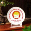 Đĩa Trang Trí In Logo Kỷ Niệm 30 Năm Thành Lập Hội Khuyến Học