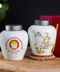 Hũ Trà Lựu Khai Phúc Lành Kỷ Niệm Thành Lập Hội Khuyến Học