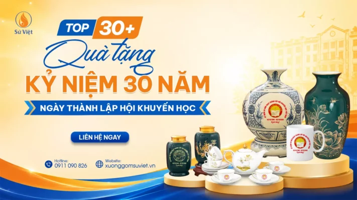Quà tặng kỷ niệm 30 năm thành lập Hội Khuyến học -