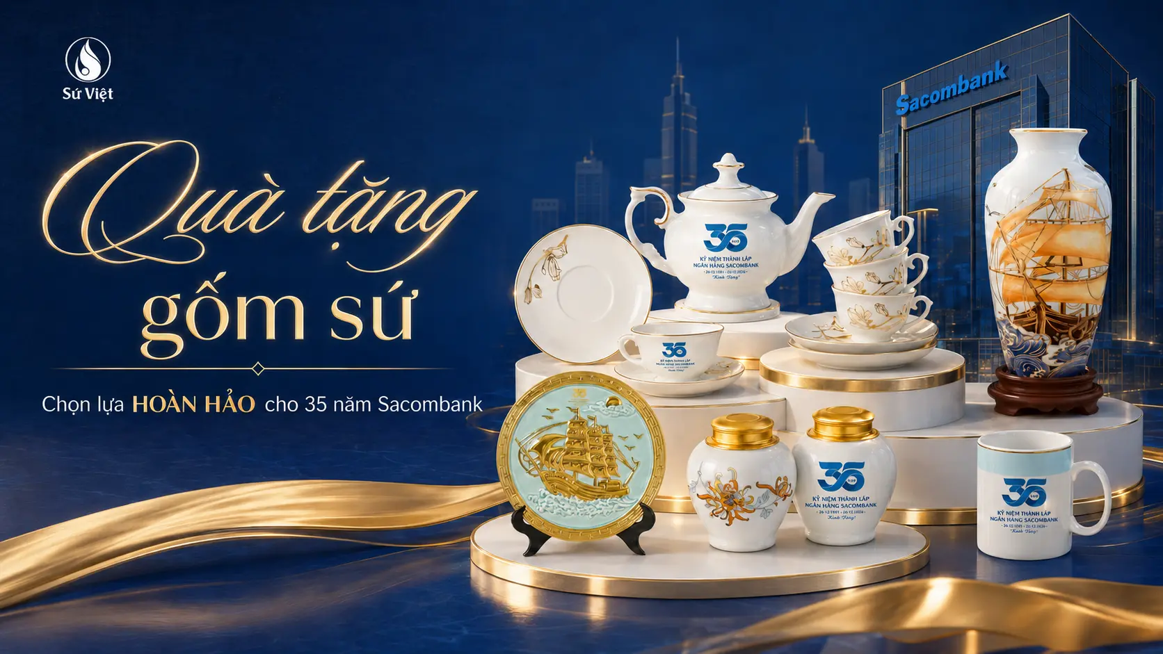 Quà Tặng Kỷ Niệm 35 Năm Thành Lập Ngân hàng Sacombank