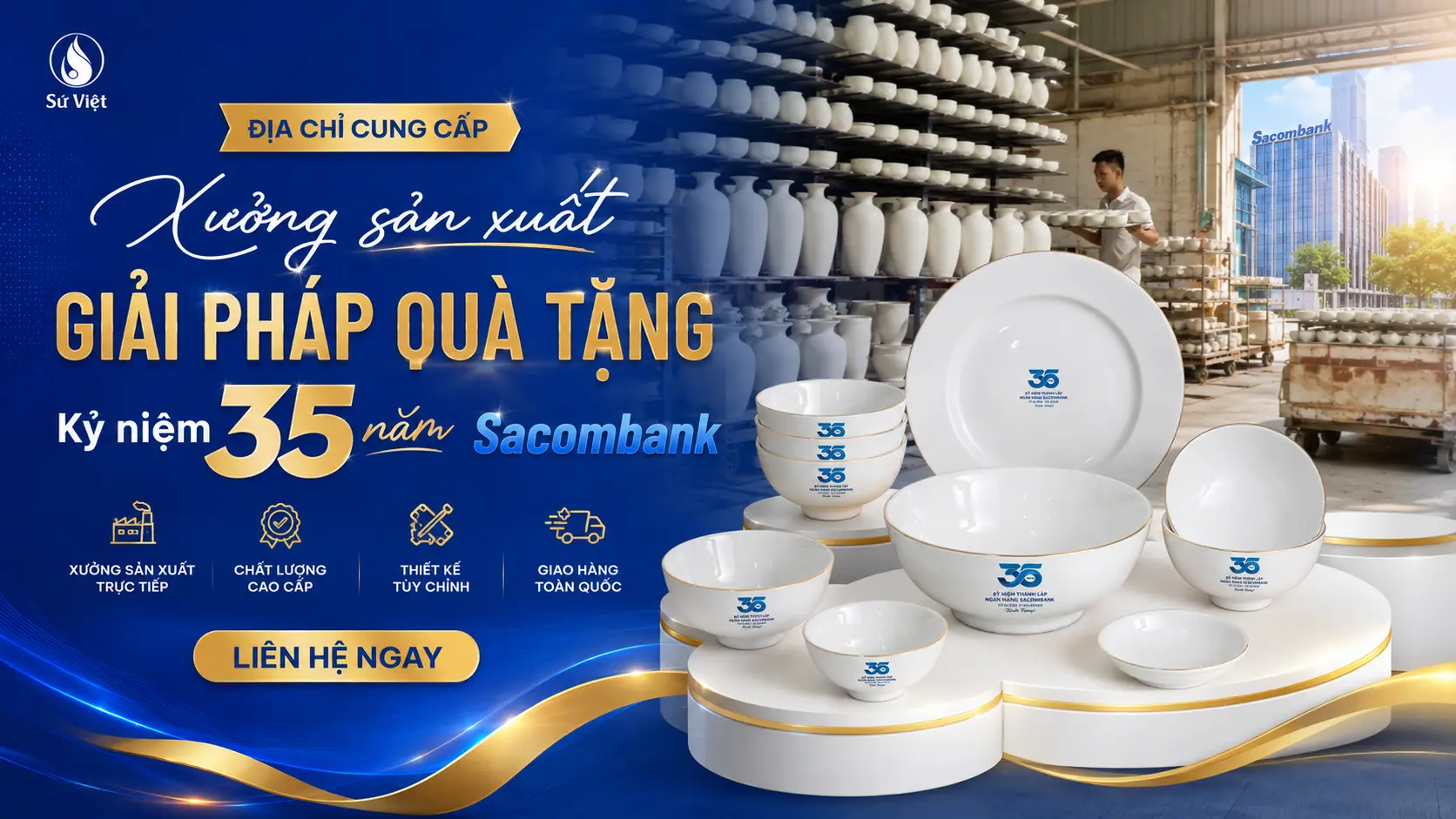 Quà Tặng Kỷ Niệm 35 Năm Thành Lập Ngân hàng Sacombank
