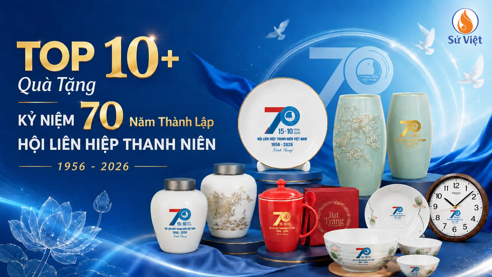 Quà Tặng Kỷ Niệm 70 Năm Hội Liên Hiệp Thanh Niên Việt Nam