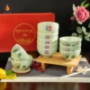 Bộ Bát Cơm Bồ Công Anh In Logo Quà Tặng Ngày 20/10