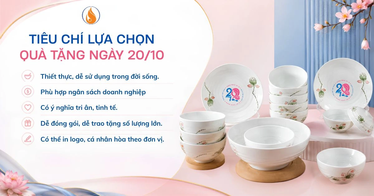 Tiêu chí quà tặng 20/10