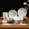 Bộ Bát Đĩa Sen Quà Tặng 20/10 Cho Khách Hàng