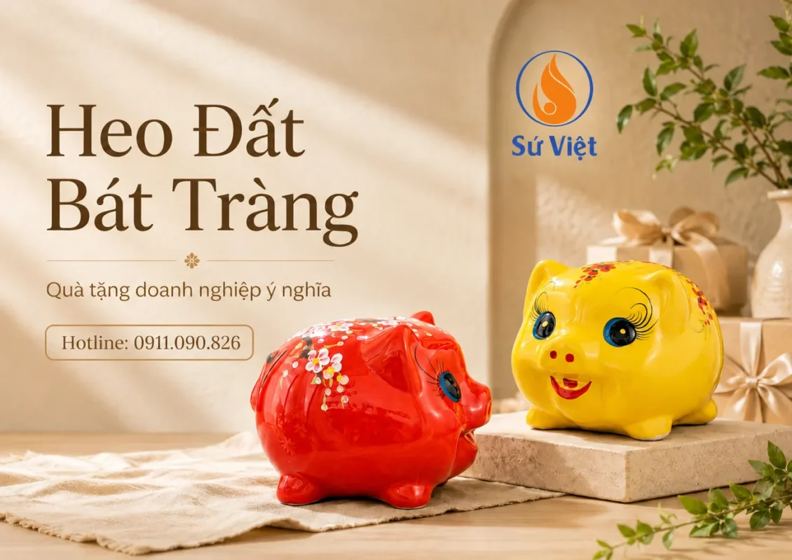 Heo đất bát tràng giá xưởng, đa dạng mẫu mã