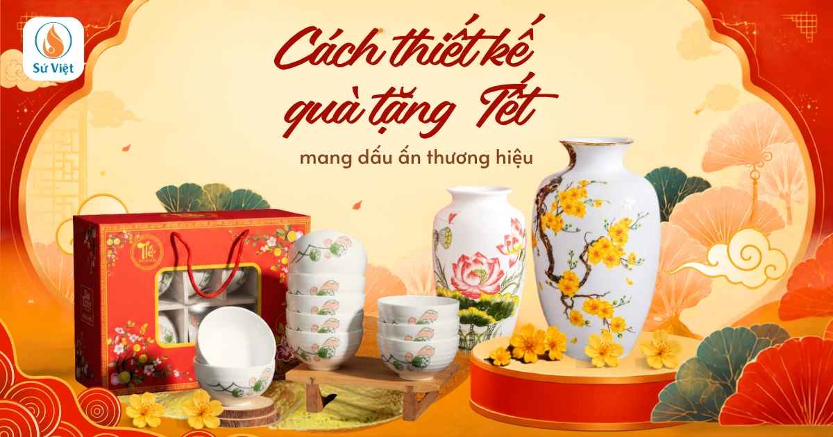 cách thiết kế quà tặng Tết set quà độc đáo