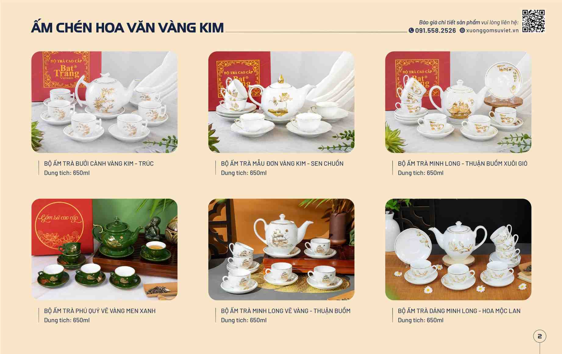 bộ ấm trà in logo quà Tết