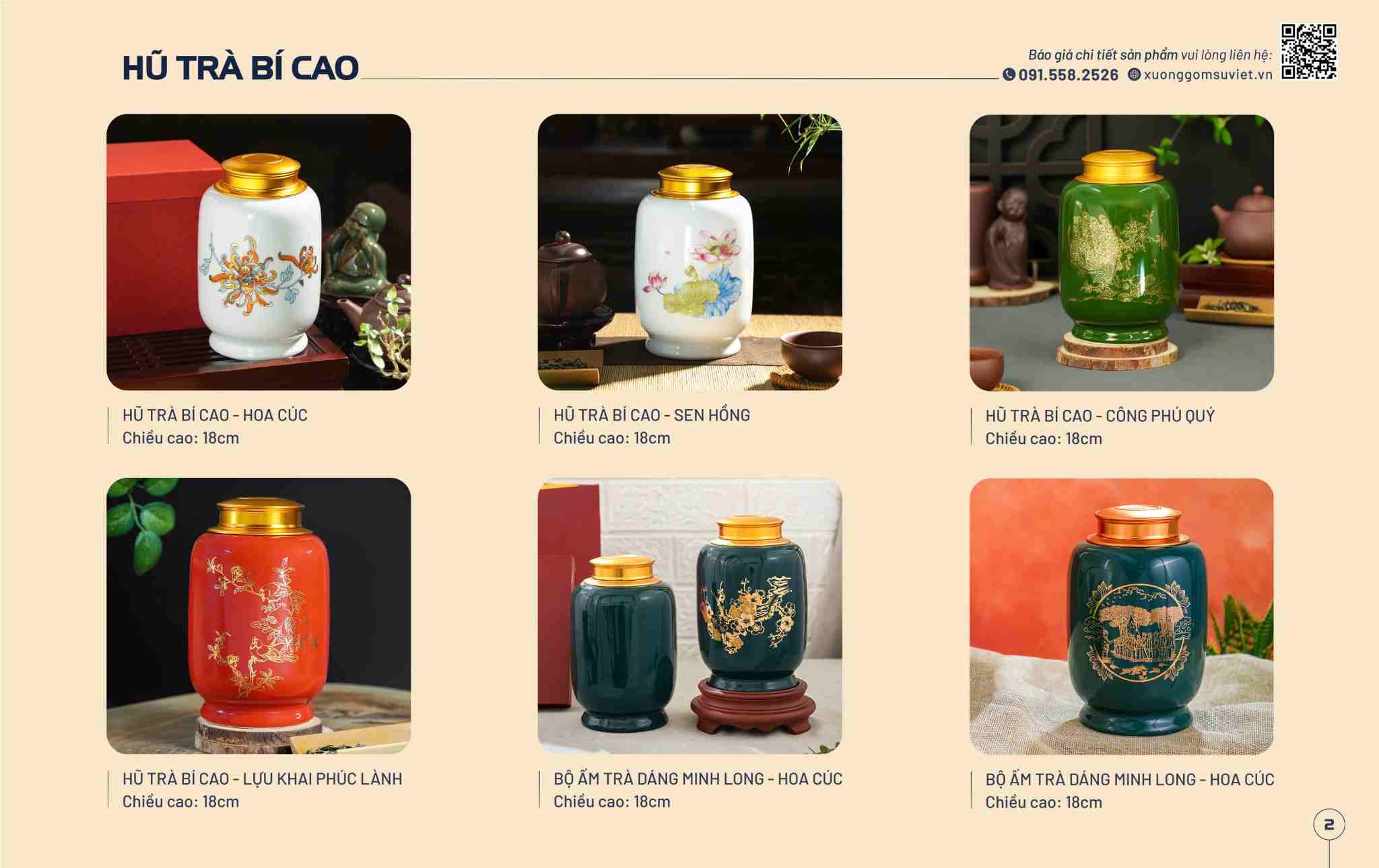 Hũ đựng trà cao cấp làm quà tặng ỹ nghĩa, sang trọng