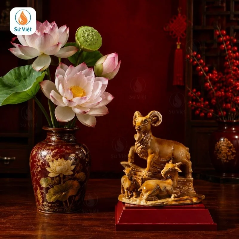 tam dương khai thái 1 Linh Vật Đinh Mùi 2027