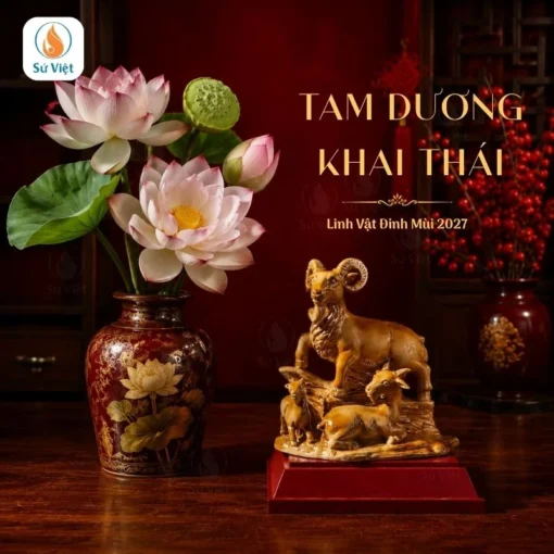 tam dương khai thái 2 Linh Vật Đinh Mùi 2027