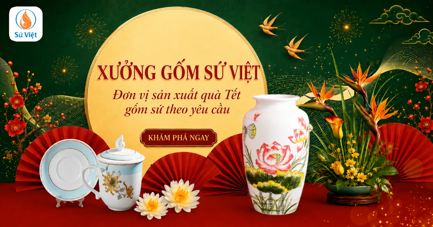 xưởng gốm sứ việt - đơn vị cung cấp quà tặng gốm sứ (99 quà tặng công nhân)