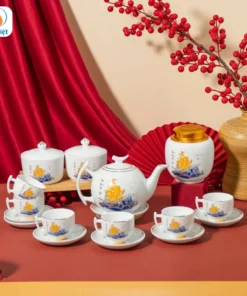 Bộ quà Tết gốm sứ Thuận buồm xuôi gió