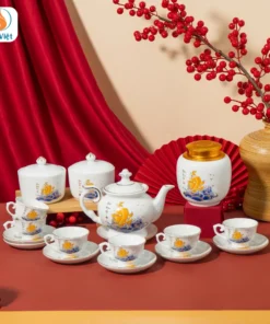 Bộ quà Tết gốm sứ Thuận buồm xuôi gió
