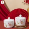 Hũ mứt tết hoa sen nước