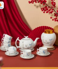 Hũ Đựng Trà Chuồn Trúc quà tết