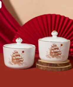Hũ Mứt Thuận Buồm Xuôi Gió Vàng Kim